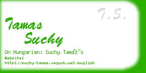 tamas suchy business card